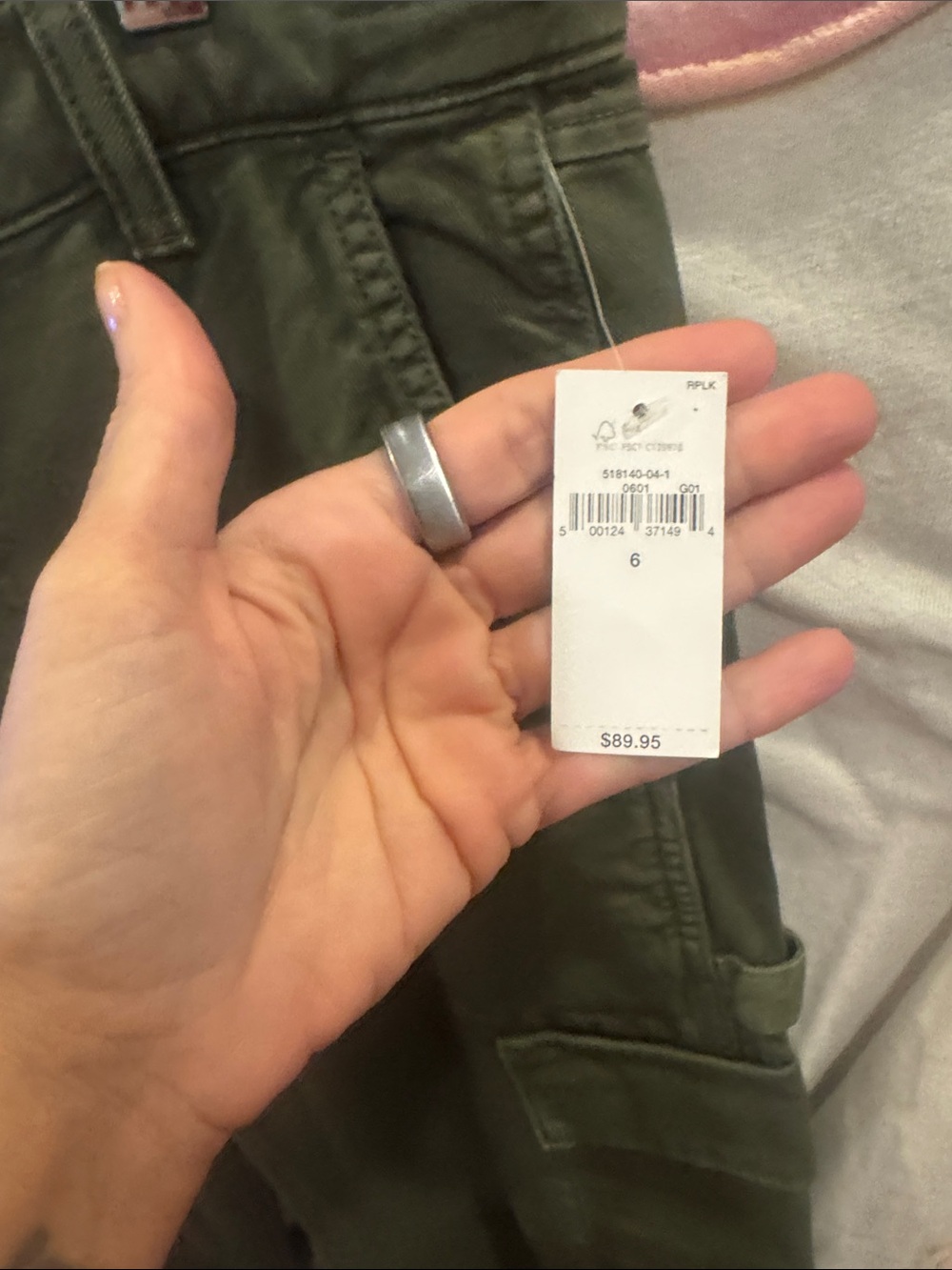 NWT GAP Low Rise Baggy Khakis - Picture 8 of 8